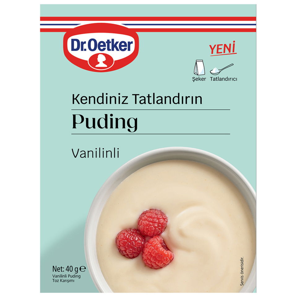 DR.OETKER VANİLYALI PUDİNG 40GR-KENDİN TATLANDIR